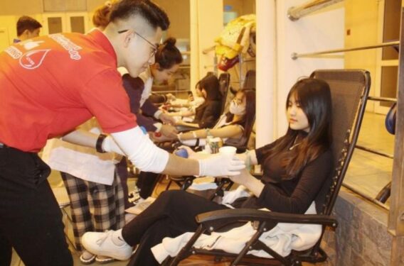 Phong Trào Hiến Máu Tình Nguyện Của SInh Viên Đại Học Thái Nguyên