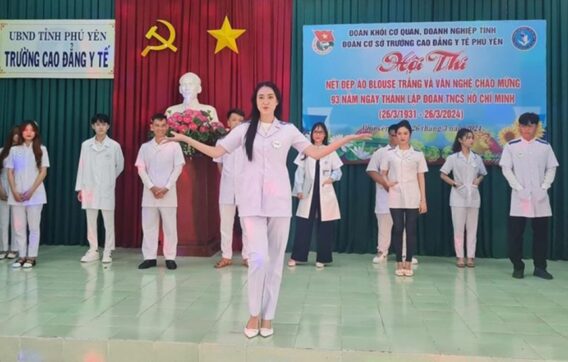 Trường CĐ Y Tế Phú Yên Tổ Chức Hội Thi "Nét Đẹp Áo Blouse Trắng"