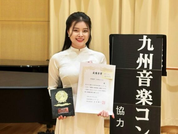 Sinh Viên Việt Nam Giành Giải Xuất Sắc Cuộc Thi Âm Nhạc Quốc Tế Kyushu Music Concour
