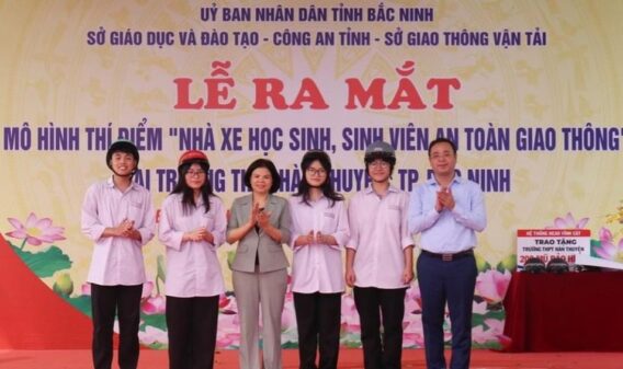 Bắc Ninh Ra Mắt Mô Hình Nhà Xe Học Sinh, Sinh Viên An Toàn Giao Thông