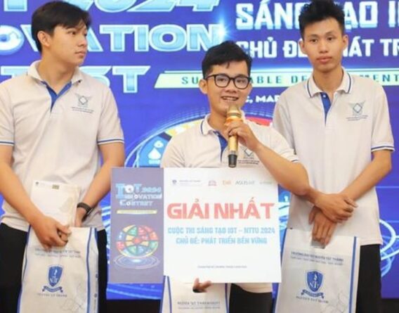 Sinh Viên Trường CĐ Kỹ Thuật Cao Thắng Dành Giải Nhất Cuộc Thi Sáng Tạo IOT NTTU 2024
