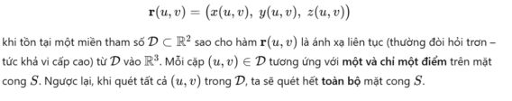 Tham Số Hóa Mặt Cong: Khái Niệm, Phương Pháp và Ứng Dụng Trong Hình Học Hiện Đại" 1 2