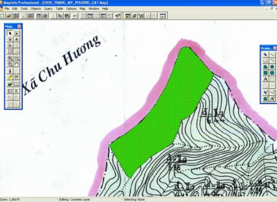 So hoa ban do bang MapInfo