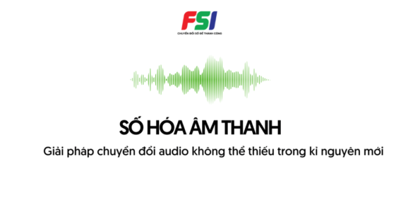 Số hóa âm thanh là công nghệ được sử dụng để ghi chép, lưu trữ, tạo ra, chỉnh sửa và tái tạo âm thanh bằng cách sử dụng các tín hiệu được mã hóa dưới dạng bite (0 và 1). 