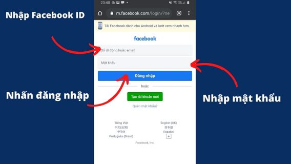 M facebook đăng nhập đơn giản nhanh chóng và an toàn cho người dùng