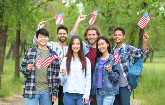 sinh viên mỹ